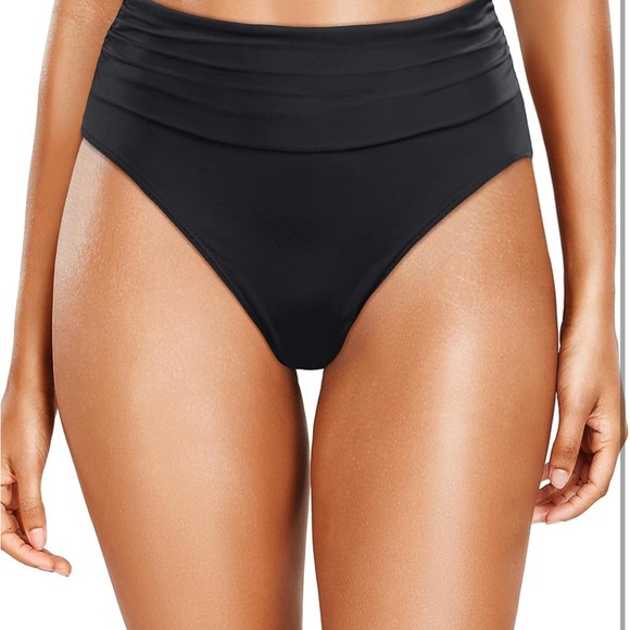 Holipick Women High Waisted Bikini Bottoms Tummy Control Swimsuit M - Picture 6 of 6